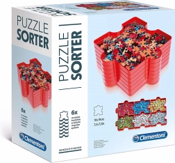Clementoni razvrščevalnik za puzzle – komplet 6 predalčkov