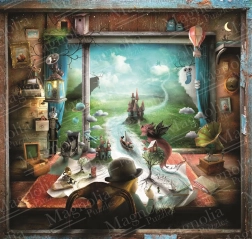 Puzzle Magnolia – babičina miza, 1023 koščkov