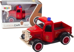 Klasično gasilsko vozilo 1:36 s pogonom, luči in zvoki rdeče