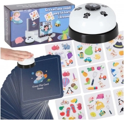 Iskalka parov Crazy Flip – 54 kart in zvonec