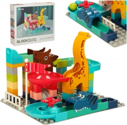 Gradbeni komplet kroglična steza 62 delov Bibi-inn