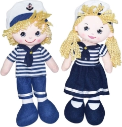 Tekstilna punčka mornar 30 cm