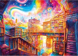 Sestavljanka Mesto knjig 1000 koščkov MAGNOLIA