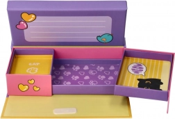 Vijolična škatlica za nakit in malenkosti