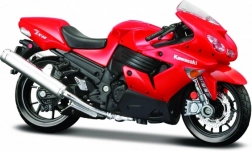 Model motocikla Kawasaki Ninja ZX-14 s podstavkom 1:18