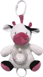 Pozytywka kravica bela-bordó 18 cm