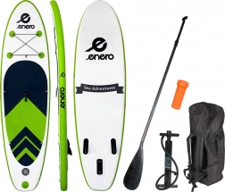 Enero paddleboard 275 × 76 × 10 cm zelen/črn/bel
