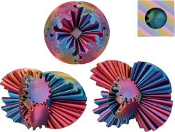 Antistresna transformacijska sestavljanka iz 3D-tiska 3 v 1, 6 cm – 1 kos