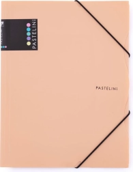 Mapa z elastiko A4 marelična PASTELINI