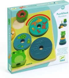 Puzz & Stack Mavrica od Djeco