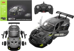 Konstrukcijski avto RC Rastar 1:18 Porsche 911 GT2 Sivo