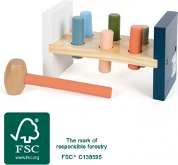 Lesena kladivna igra ARCTIC s polarnih medvedom