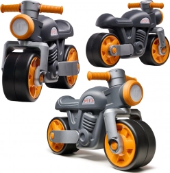 Retro poganjalec za otroke od 12 mesecev črne barve