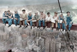 Diamantno slikanje Zajtrk v New Yorku 30 × 40 cm