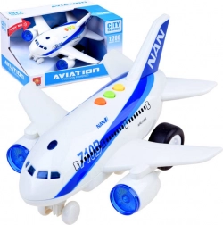Interaktivna igrača letalo z zvokom in svetlobo ZA2433