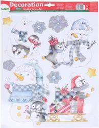 Božična okenska dekoracija 41 × 29 cm