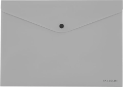 Pisemska ovojnica s pritisnim gumbom siva za format A5