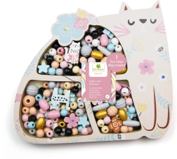 Lesene pastelne kroglice v obliki mačke