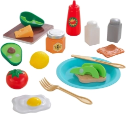 KidKraft Create & Cook: avokadov toast – lesena set za pripravo zajtrka