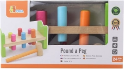 Lesena zabijalna klop za otroke 24m+