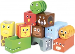 Vilac lesene zvočne kocke Savana