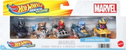 Hot Wheels RacerVerse Marvel – paket petih kovinskih avtomobilčkov
