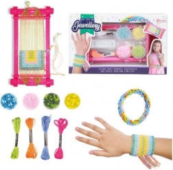 Kreativni set: izdelaj si zapestnico z biseri v škatli 25×15×3 cm