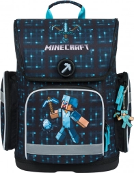 Šolska aktovka Baagl Ergo Minecraft Blue Axe