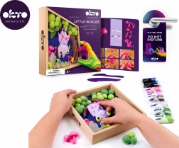 Modelirni komplet Mali svet v okvirju – netopir 21 × 21 cm