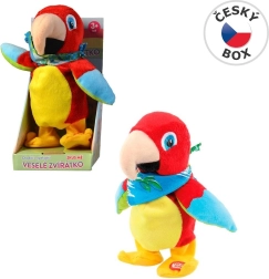 Papagaj, ki hodi in ponavlja – 22 cm