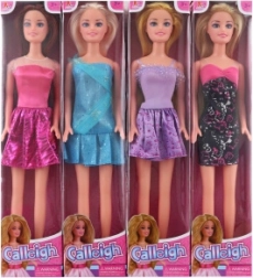 Gibljiva punčka 29 cm z dolgimi lasmi