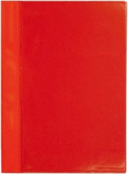 Hitroveznik A4 iz PVC s sprednjim žepom – rdeč