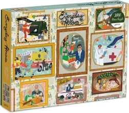 Galison sestavljanka Vsakodnevni junaki 1000 kosov