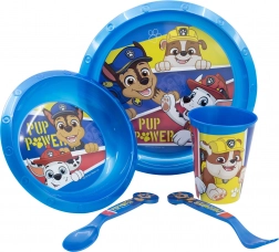Otroški jedilni set 5v1 PAW PATROL, STOR