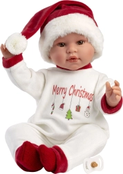 Llorens New Born realistična govoreča punčka dojenček 45 cm z mehkim telesom