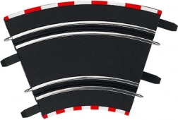 Nagnjeni ovinki 1/45 za dirkalne steze Carrera GO!!!, GO!!! Plus in Digital 143 (4 kosi)