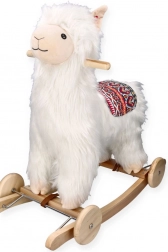 Gugalna alpaka s kolesi