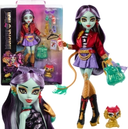 Lutka Monster High Jinafire Long z živalco Cloudy