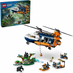 LEGO City helikopter džungelskih raziskovalcev – baza