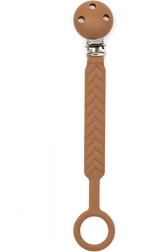 Silikonski klip za dudo New Baby moder