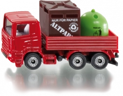 Siku Super tovorno vozilo s zabojniki za odpadke