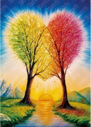 Puzzle magnolija povezava 1000 koščkov