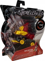 Screechers Wild transformirajoče vozilo Wildlife Lion – rdeči lev