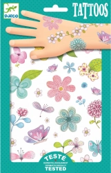 Djeco začasne tetovaže s cvetličnimi motivi (2 polji)