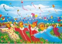 Sestavljanka karneval strašakov 1000 kosov