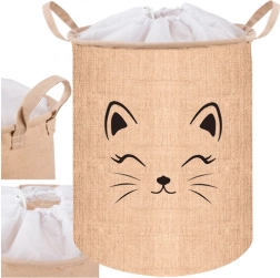 Tekstilna košara za igrače in perilo z avtom zapiranjem 35 l KRUZZEL