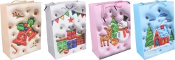 Darilna vrečka S Božič 18 × 24 × 8,5 cm