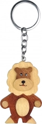 Leseni obesek za ključe Stoječi lev