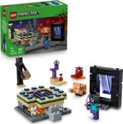 LEGO Minecraft Pot skozi portal v Nether in End