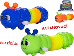 Cheerful wind-up caterpillar for little ones